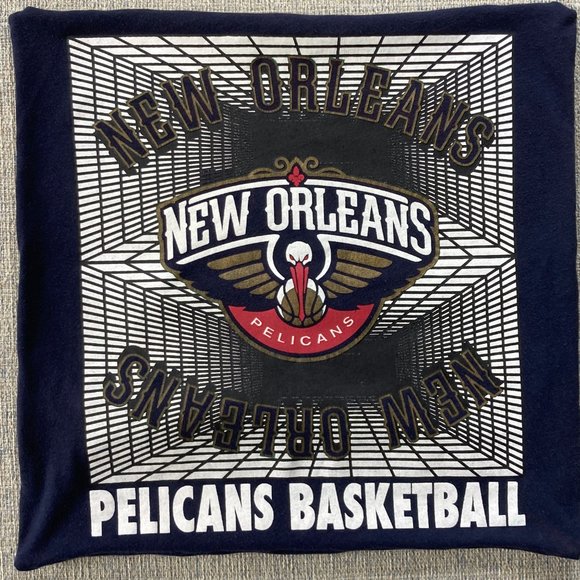 New Orleans Pelicans NBA 16X16 retro sports T-shirt THROW PILLOW COVER - Picture 11 of 12